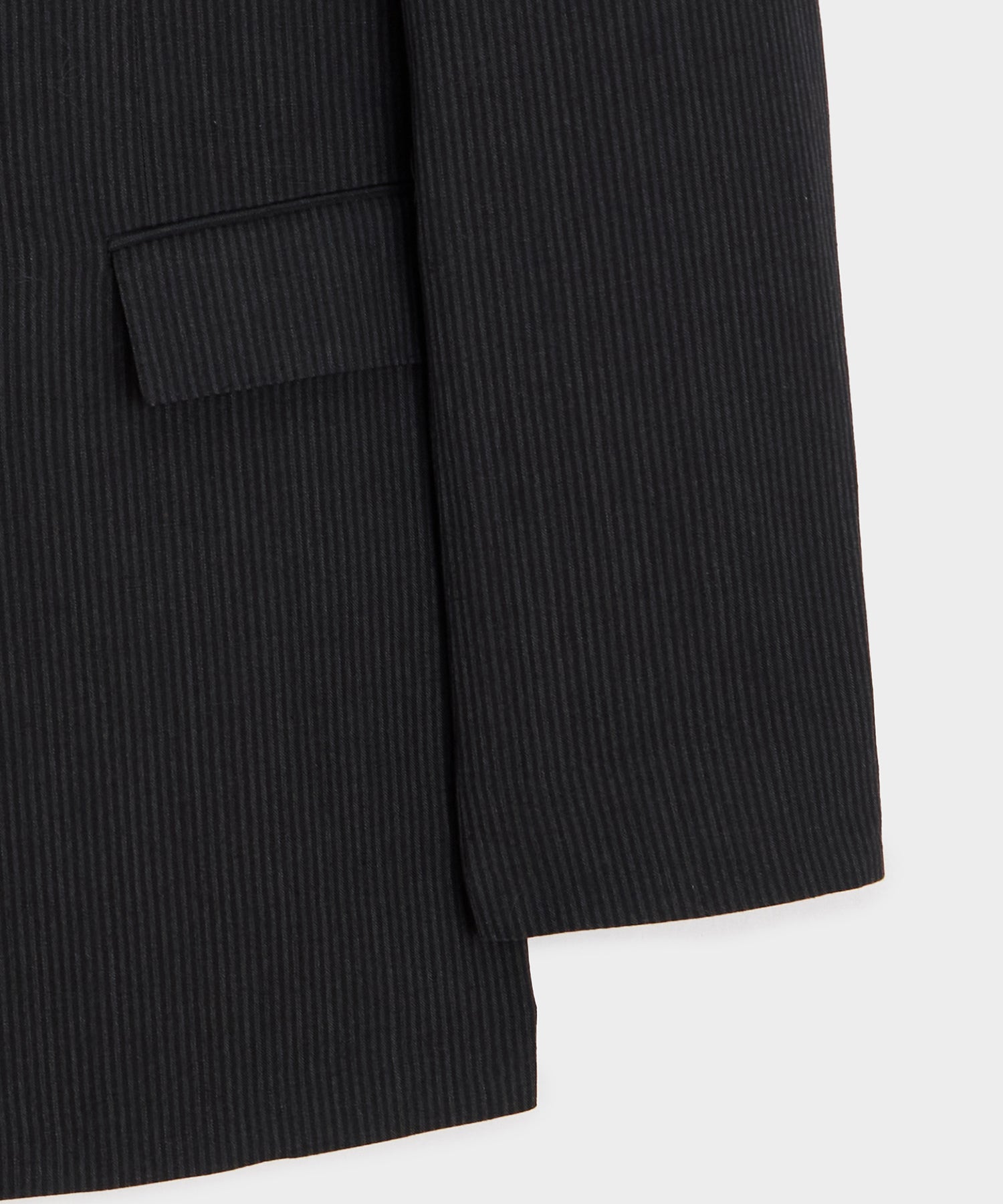 Italian Striped Linen Wythe Jacket