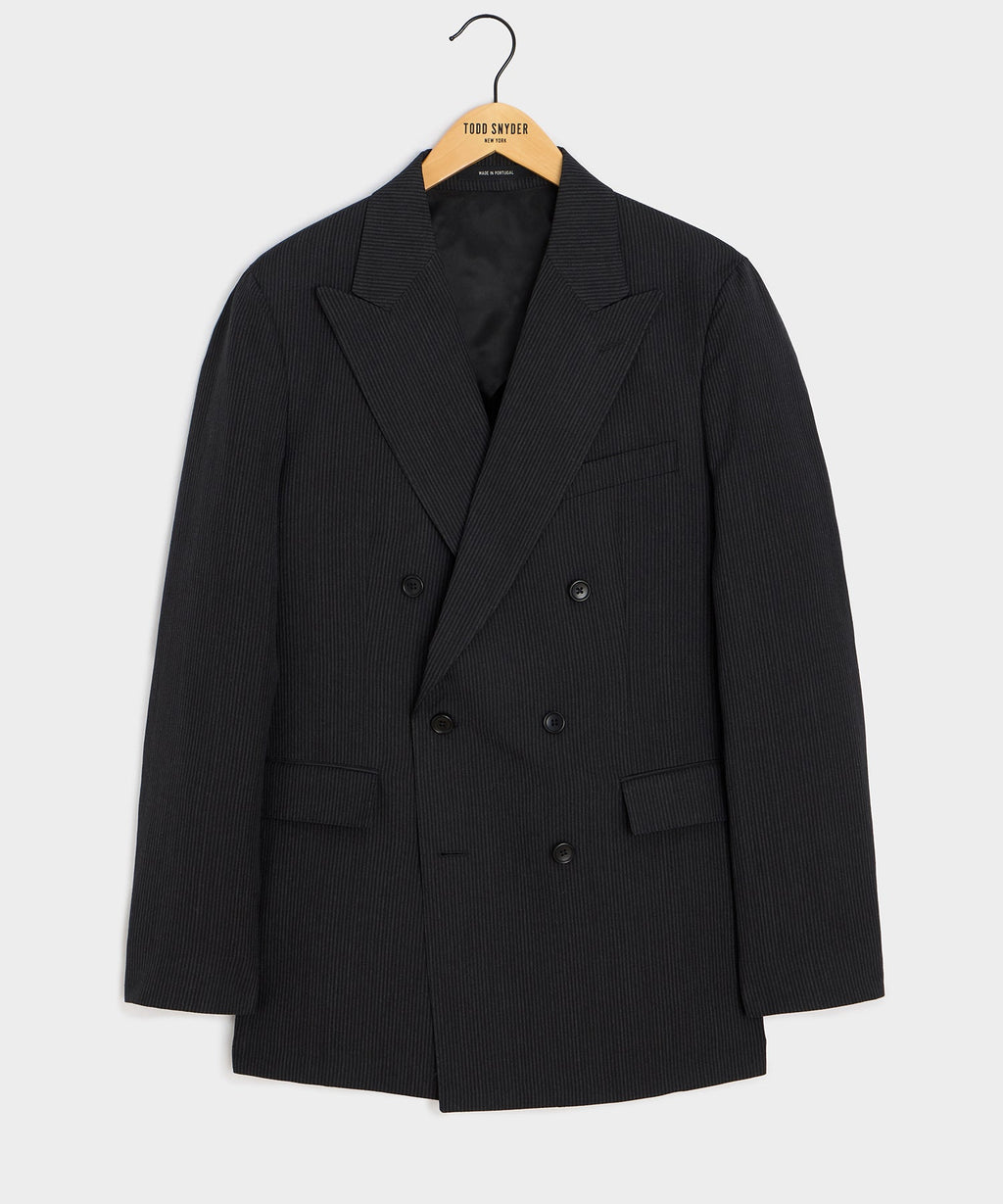 Italian Striped Linen Wythe Jacket