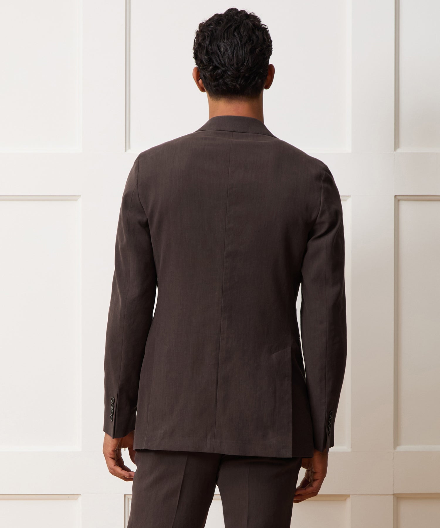 Italian Sueded Linen Sutton Suit