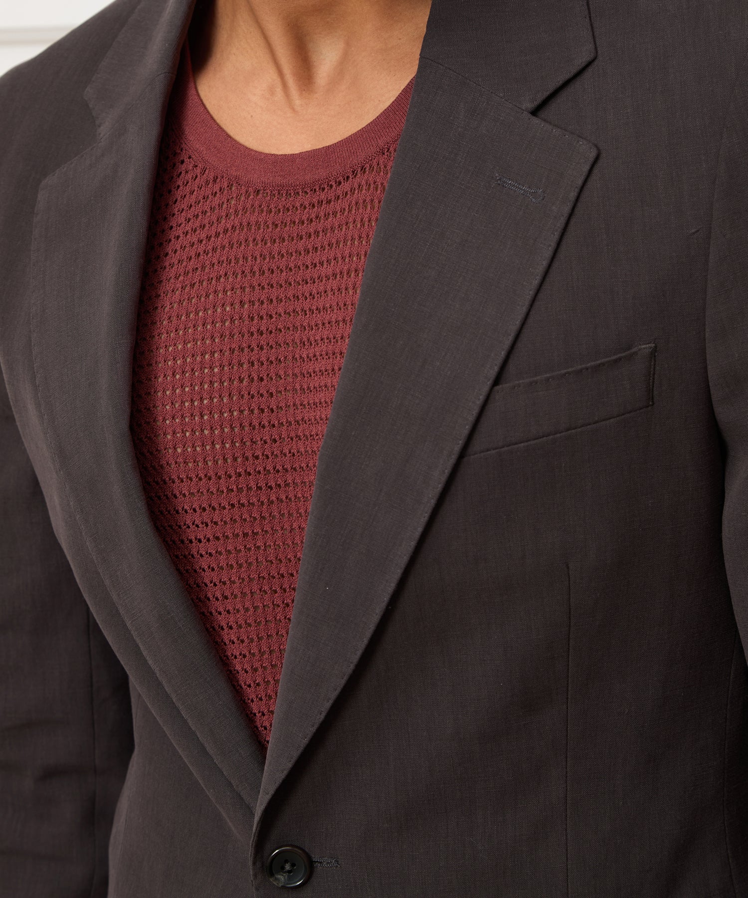 Italian Sueded Linen Sutton Suit
