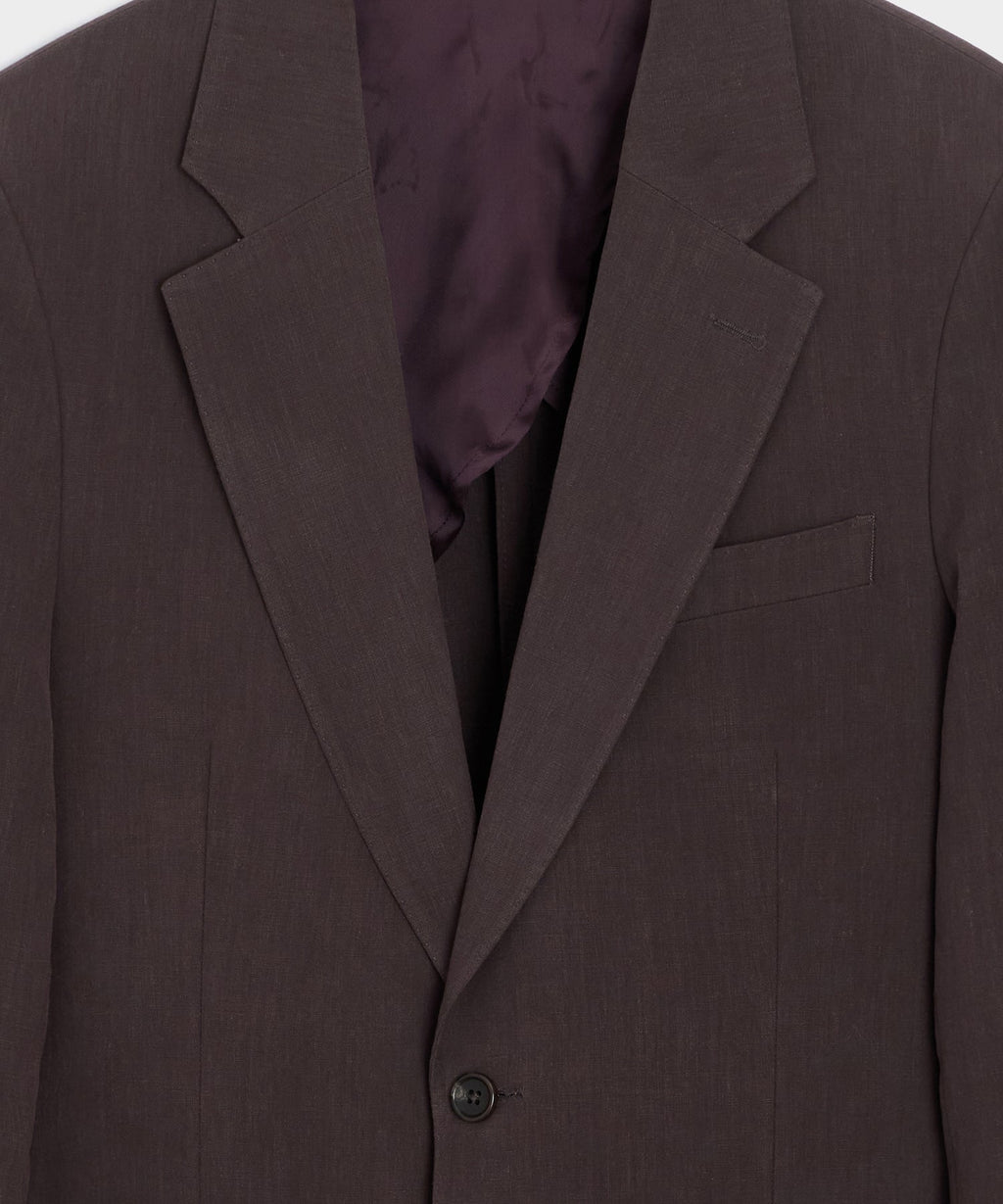 Italian Sueded Linen Sutton Jacket
