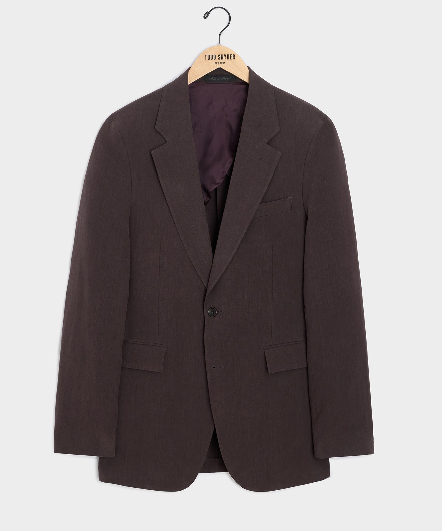 Italian Sueded Linen Sutton Jacket