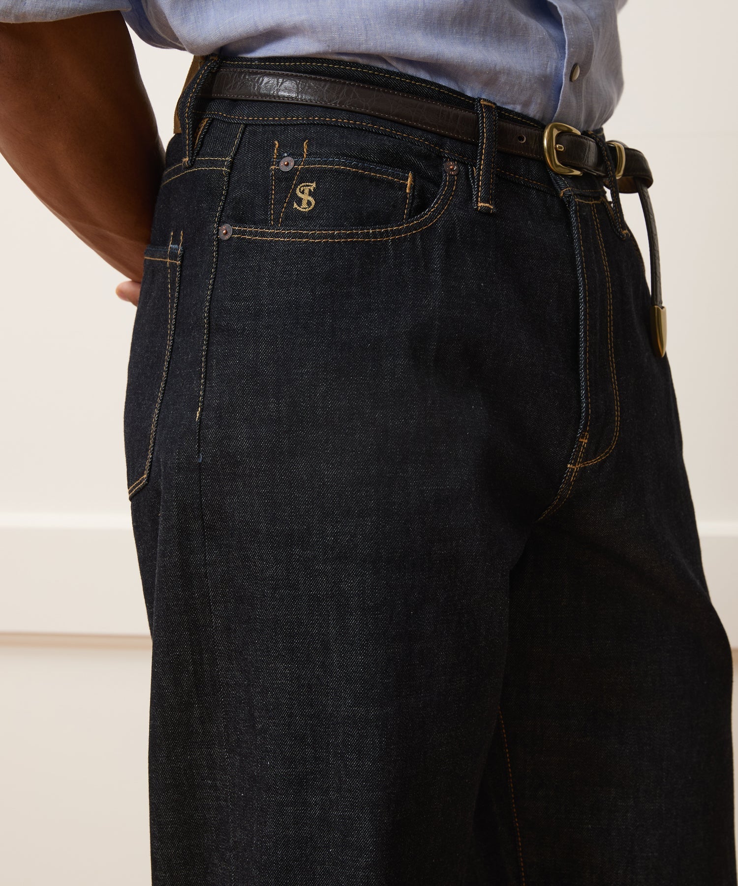 Relaxed Summerweight Jean in Rinsed Indigo