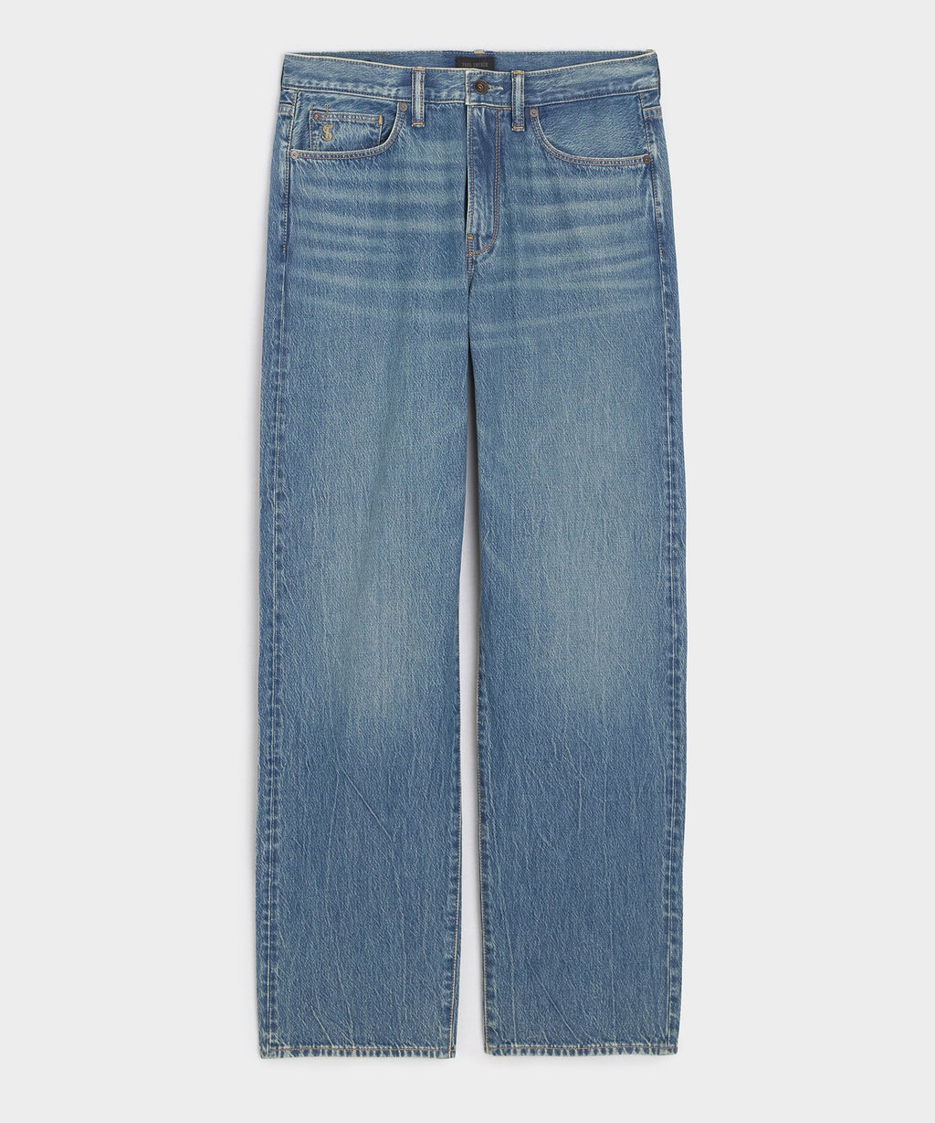 Relaxed Summerweight Jean in Medium Indigo