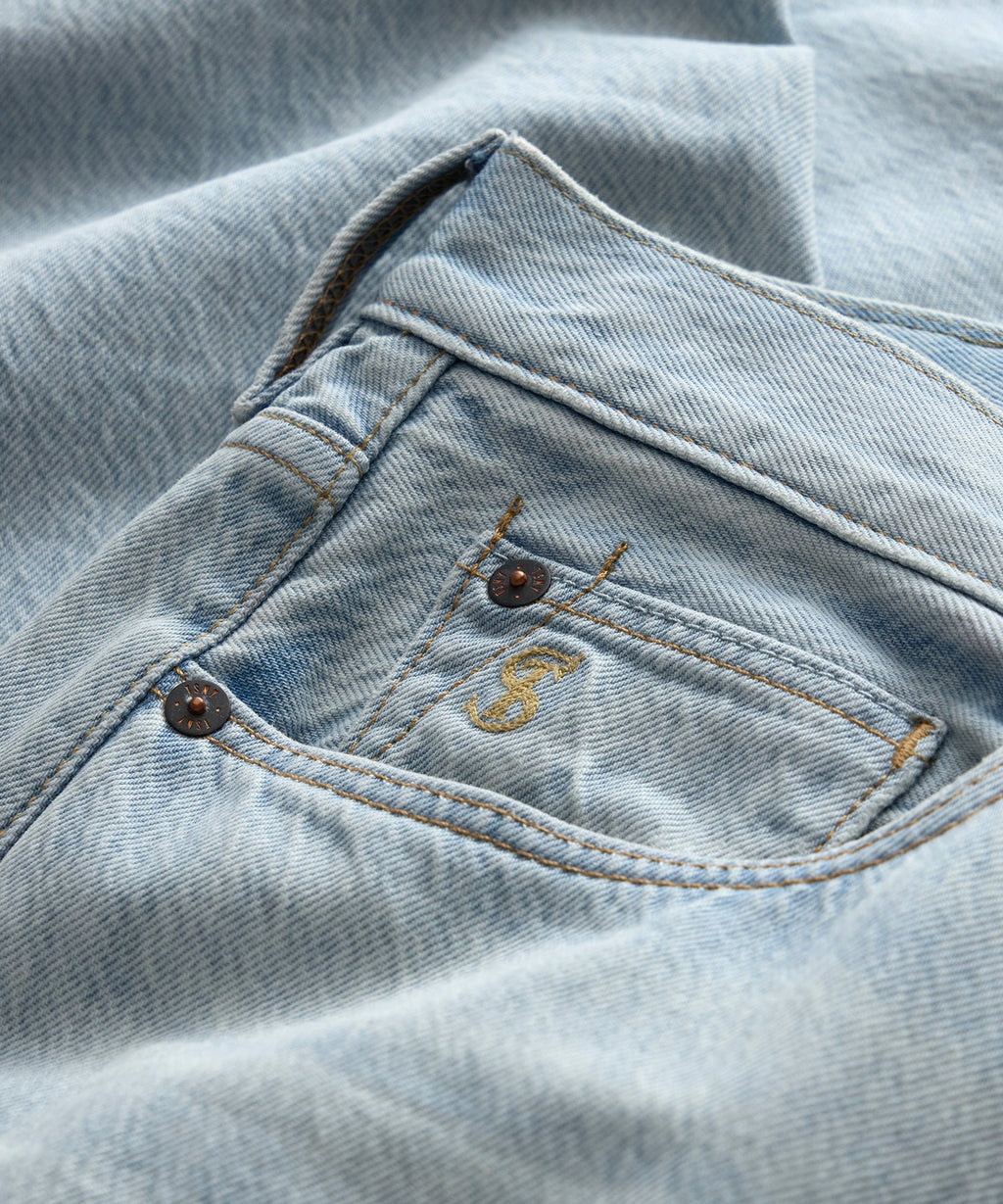 Relaxed Summerweight Jean in Bleachout