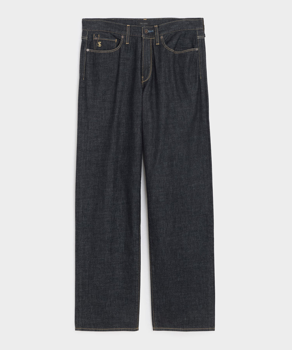 Relaxed Summerweight Jean in Rinsed Indigo