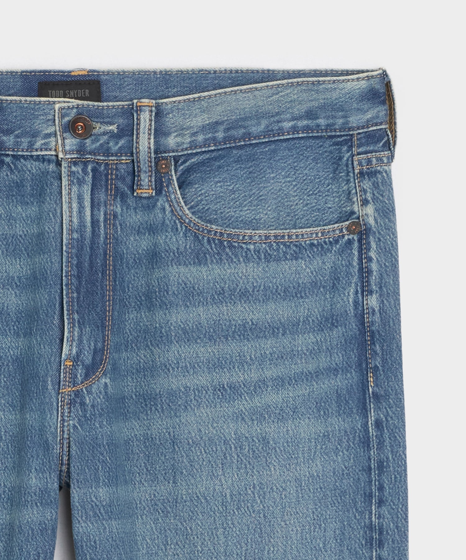 Straight Fit Summerweight Jean in Medium Indigo