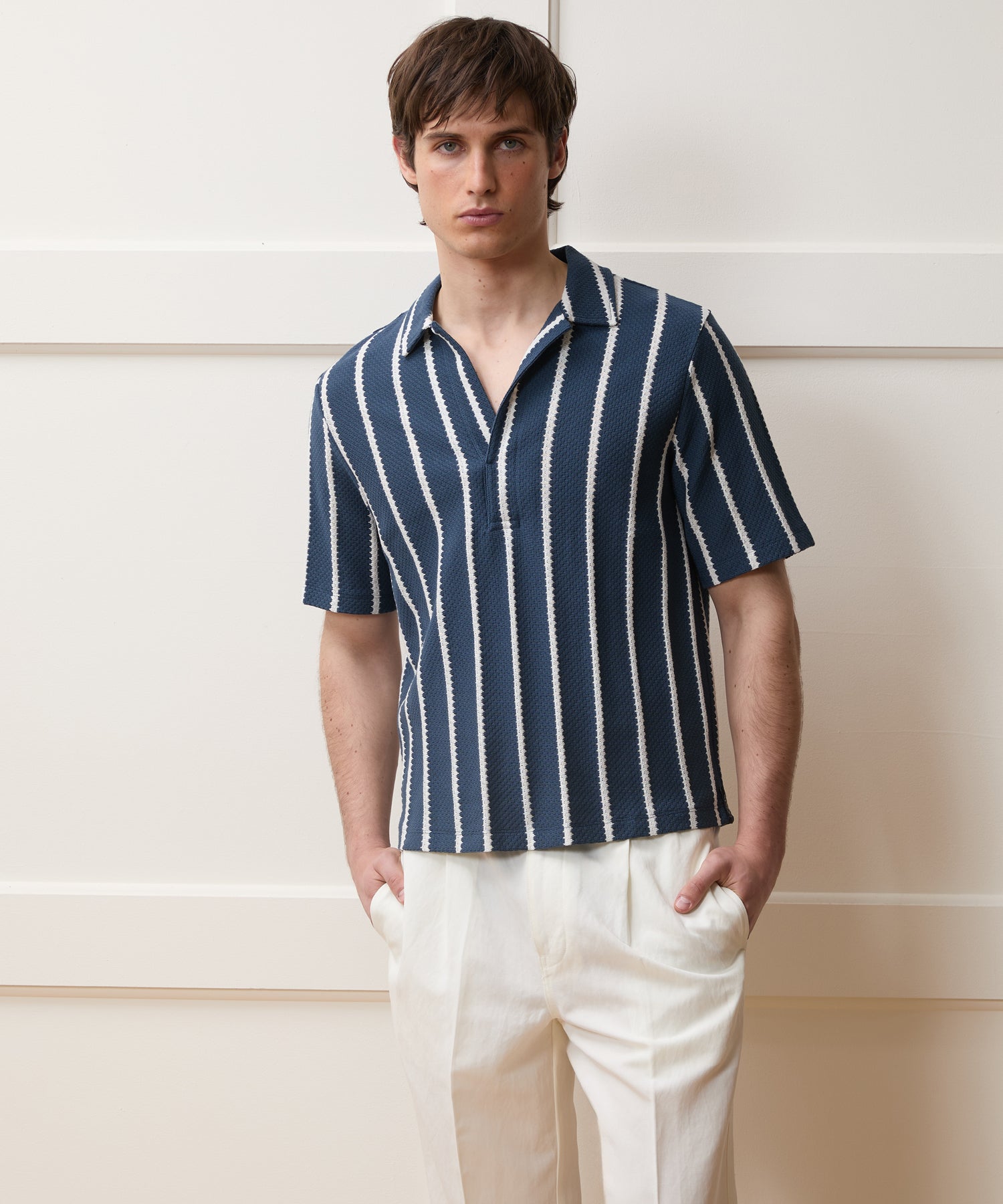 Relaxed Textured Montauk Polo
