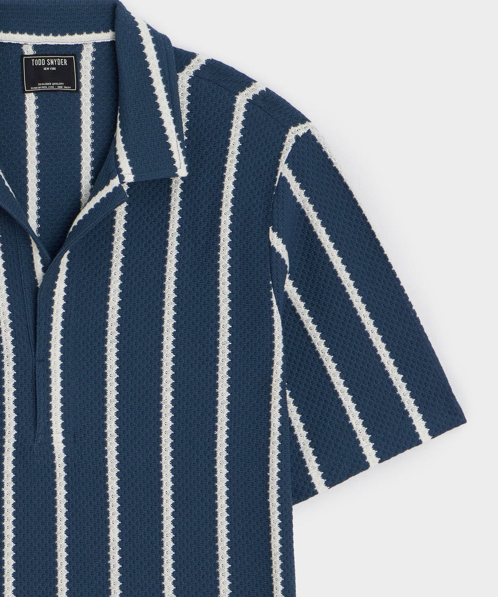 Relaxed Textured Montauk Polo