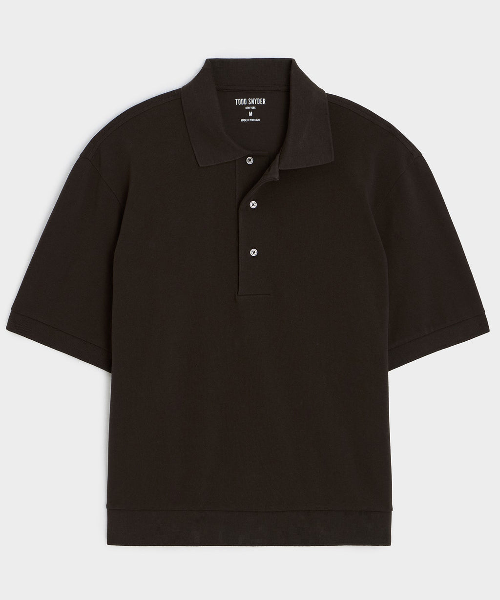 Relaxed Cotton Pique Polo