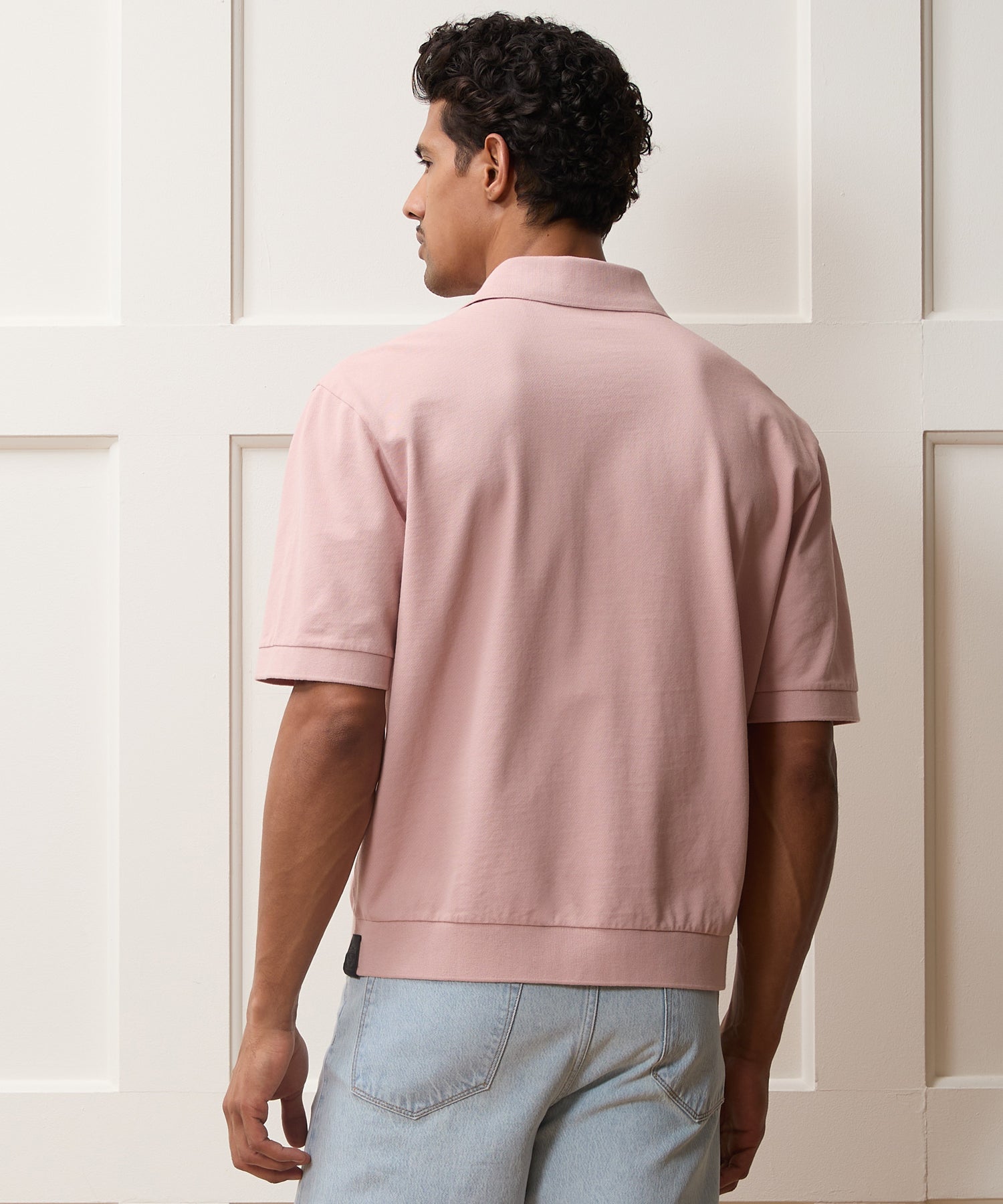 Relaxed Cotton Pique Polo
