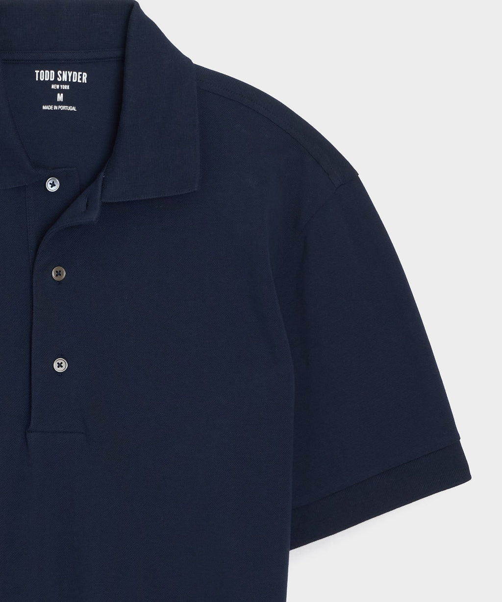 Relaxed Cotton Pique Polo
