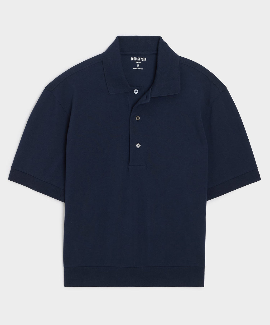 Relaxed Cotton Pique Polo
