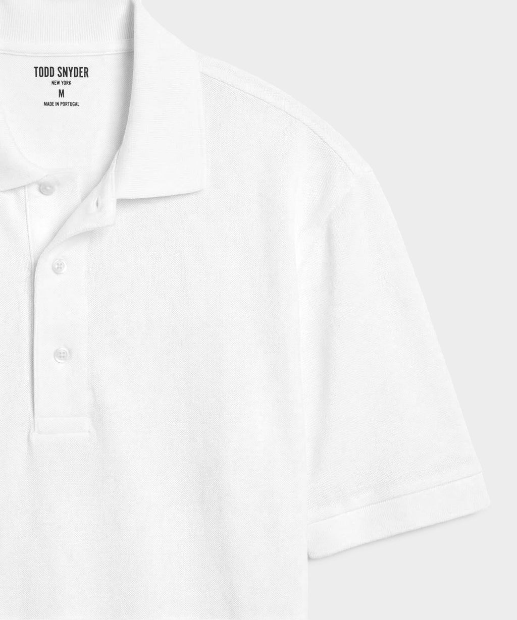 Relaxed Cotton Pique Polo