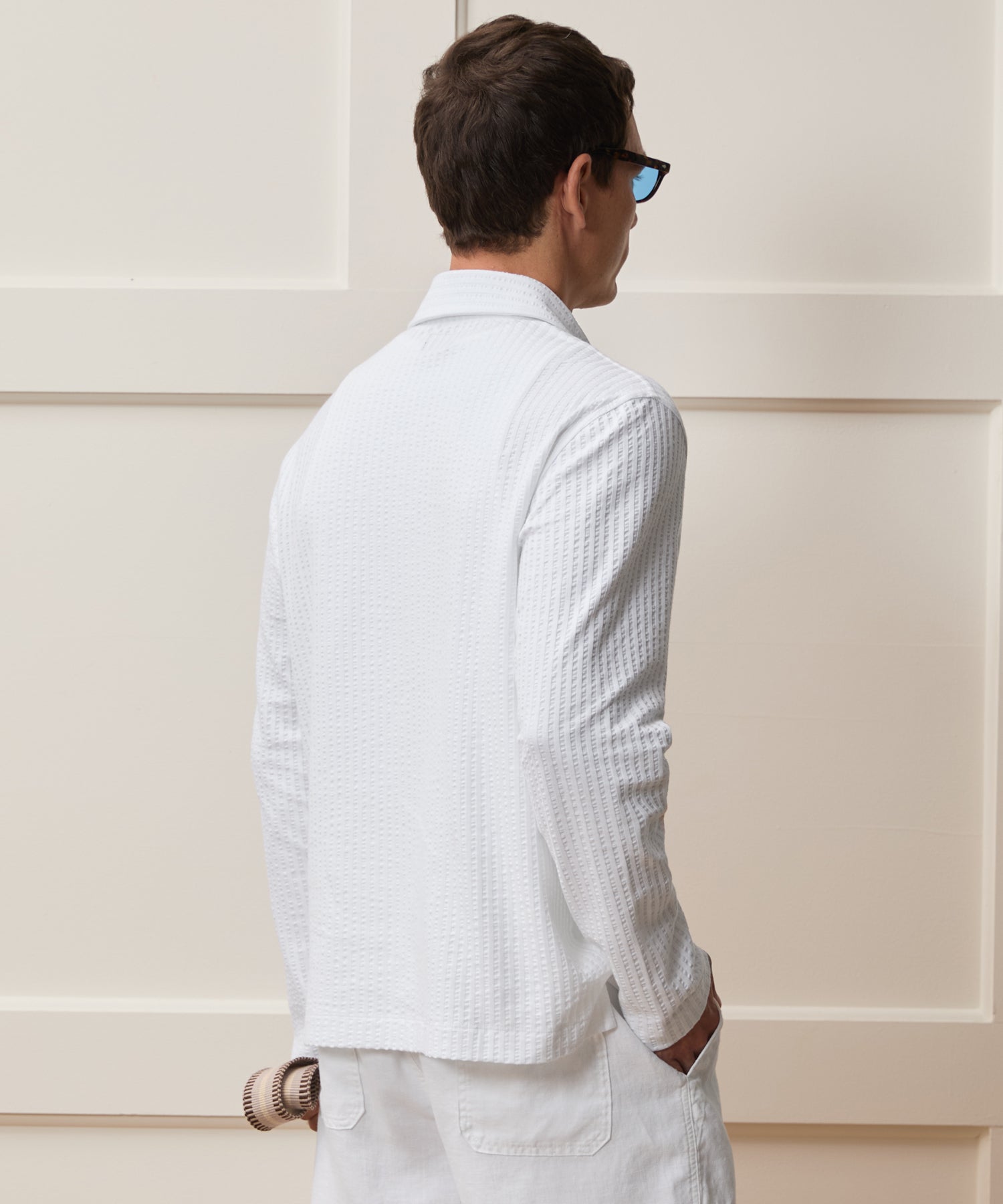 Knit Seersucker Shirt