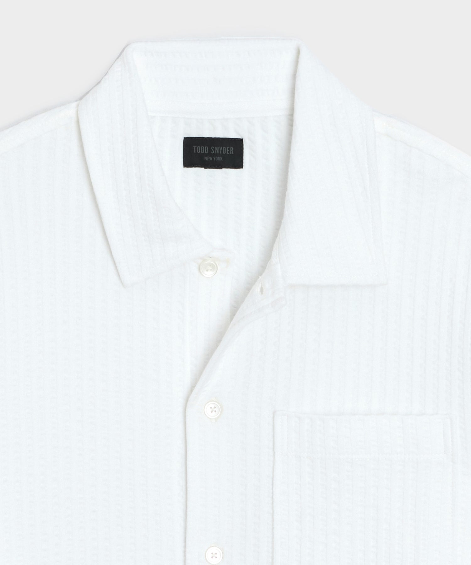 Knit Seersucker Shirt