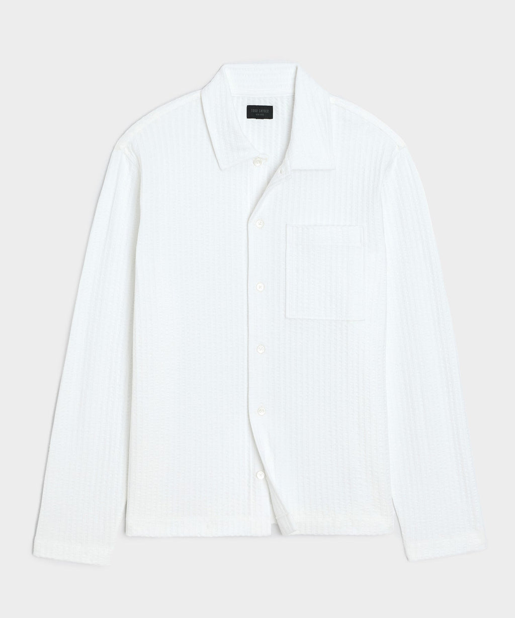 Knit Seersucker Shirt