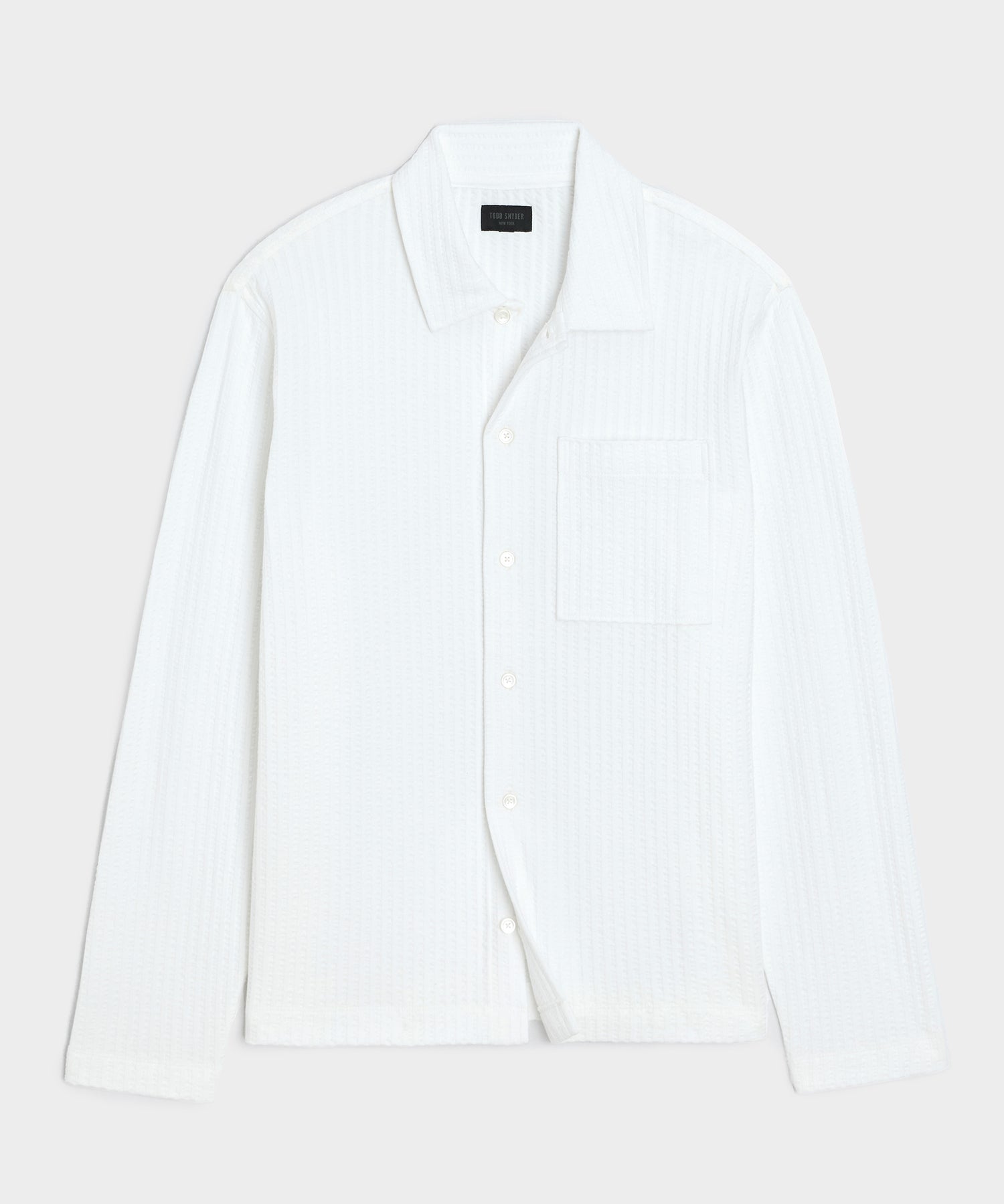 Knit Seersucker Shirt