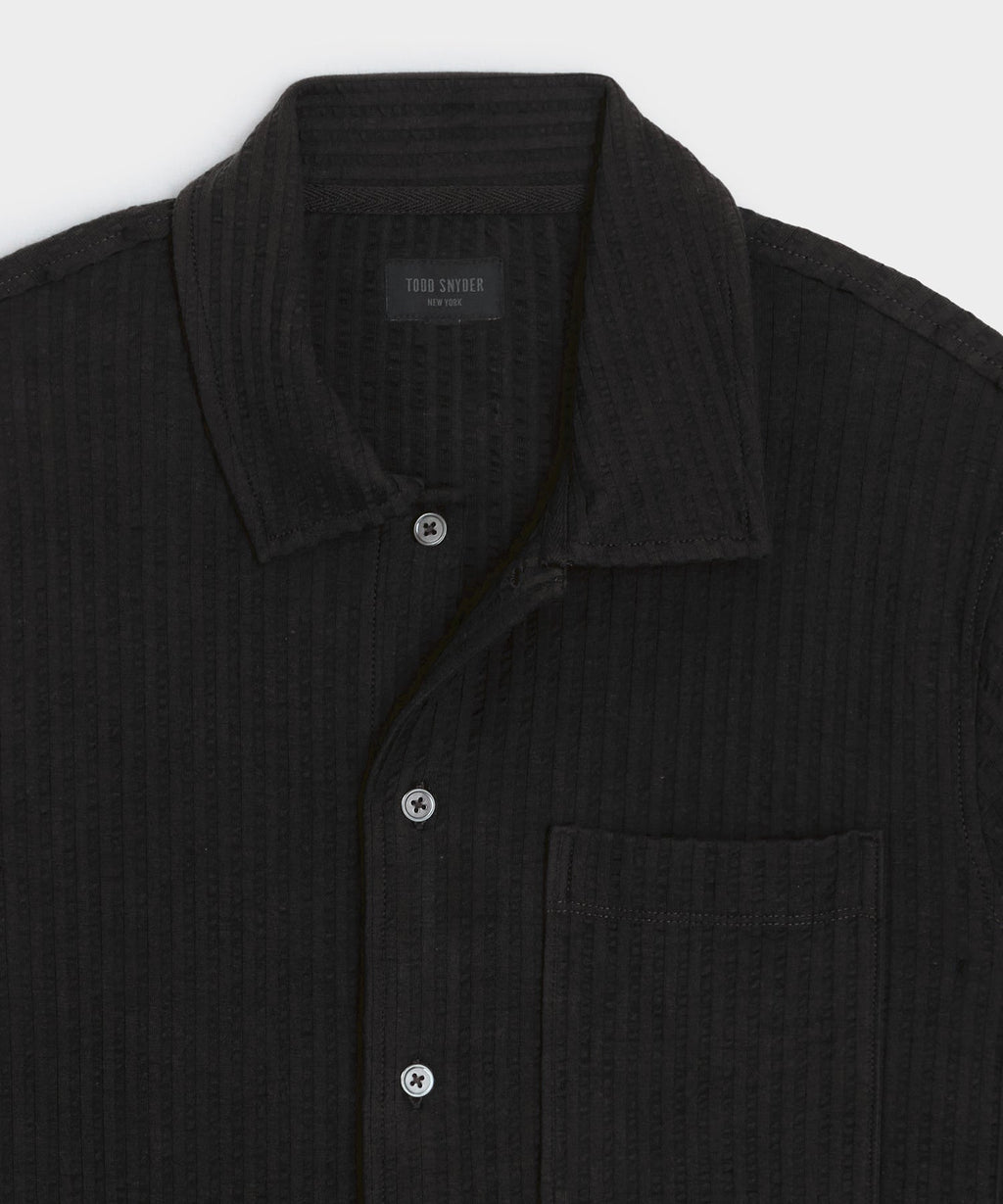 Knit Seersucker Shirt