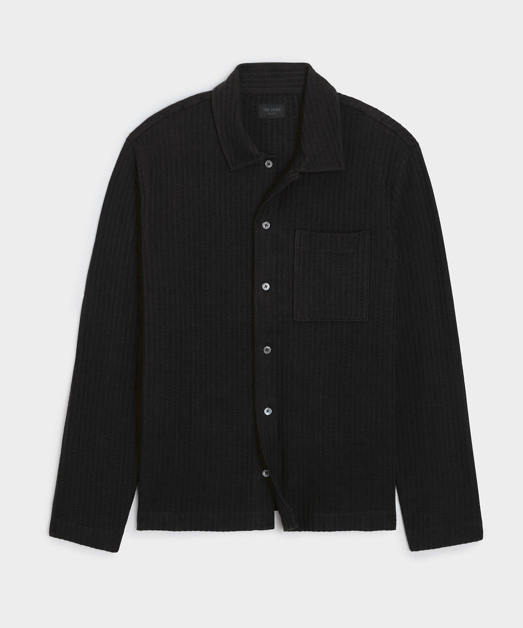 Knit Seersucker Shirt