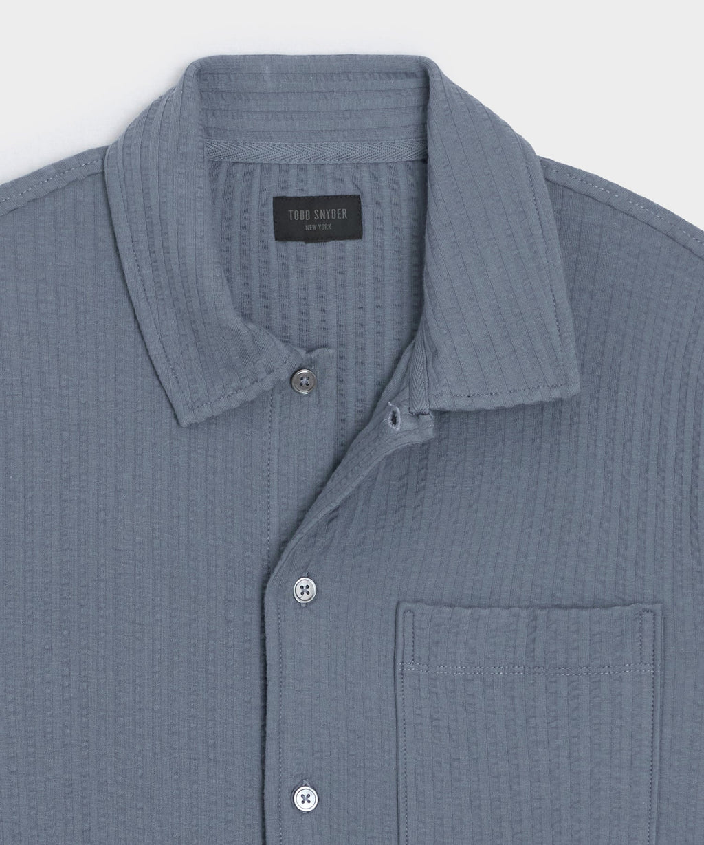 Knit Seersucker Shirt
