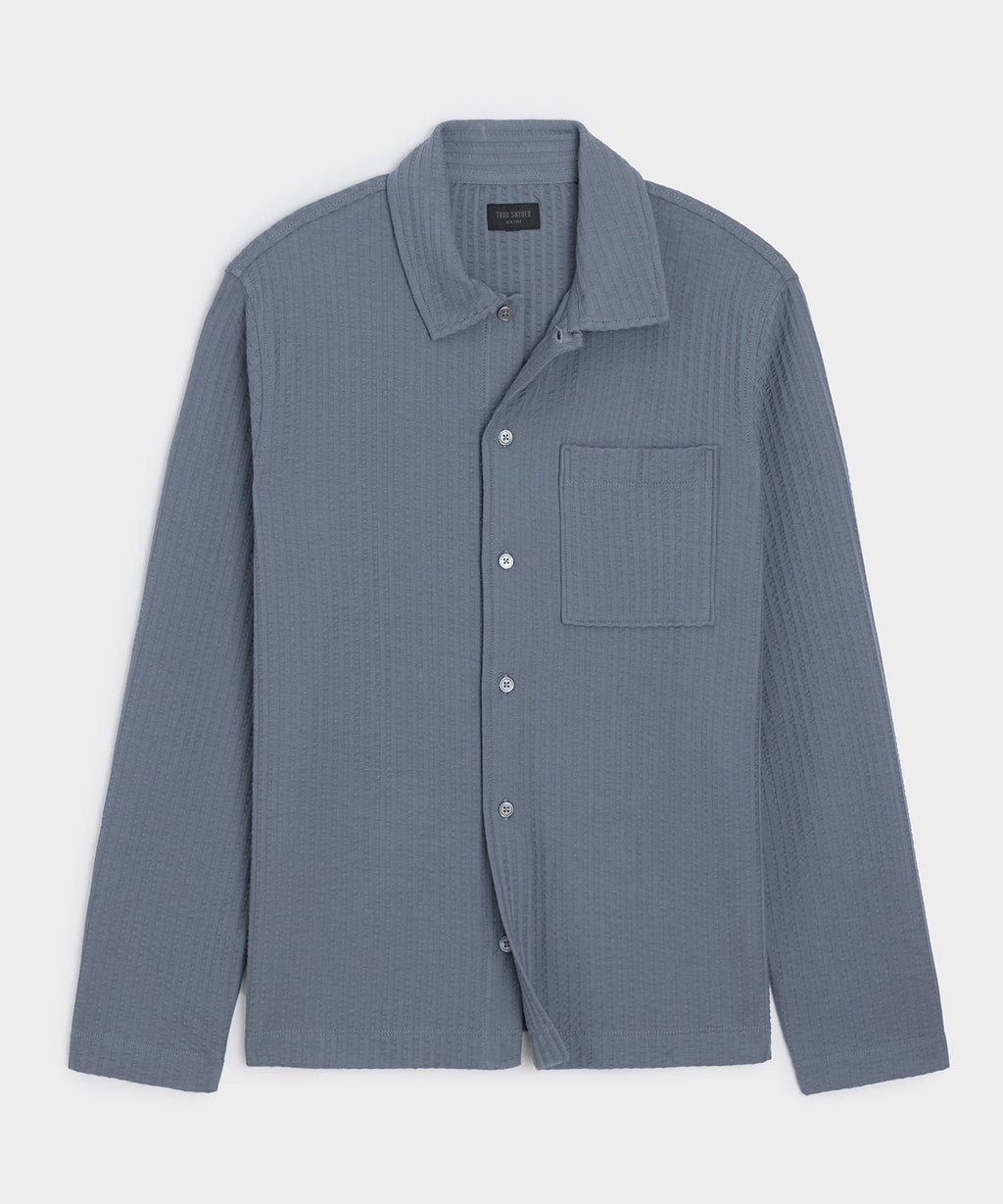 Knit Seersucker Shirt
