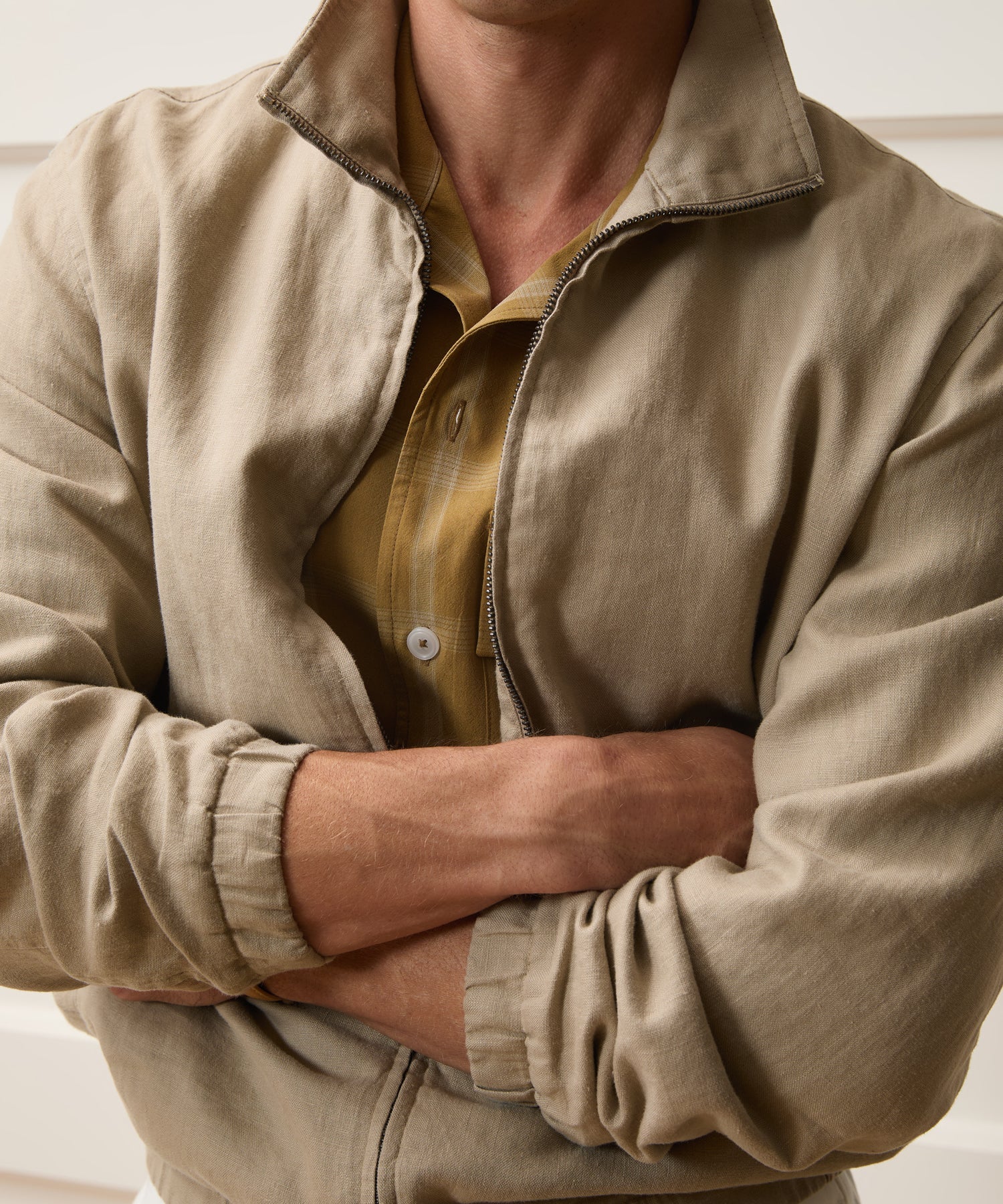 Linen Dad Jacket