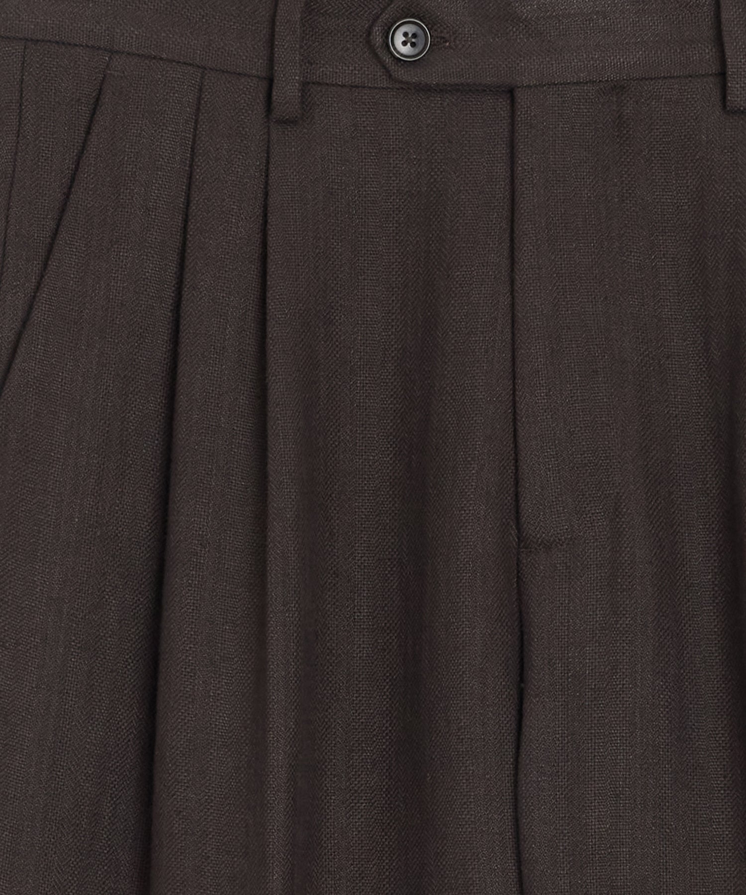 Italian Linen Herringbone Wythe Trouser
