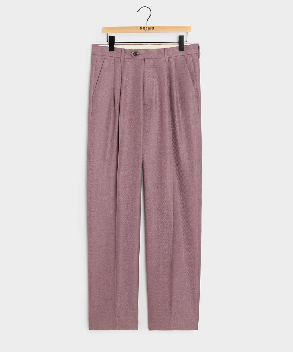Italian Linen-Wool Wythe Trouser
