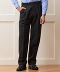 Italian Striped Linen Wythe Trouser
