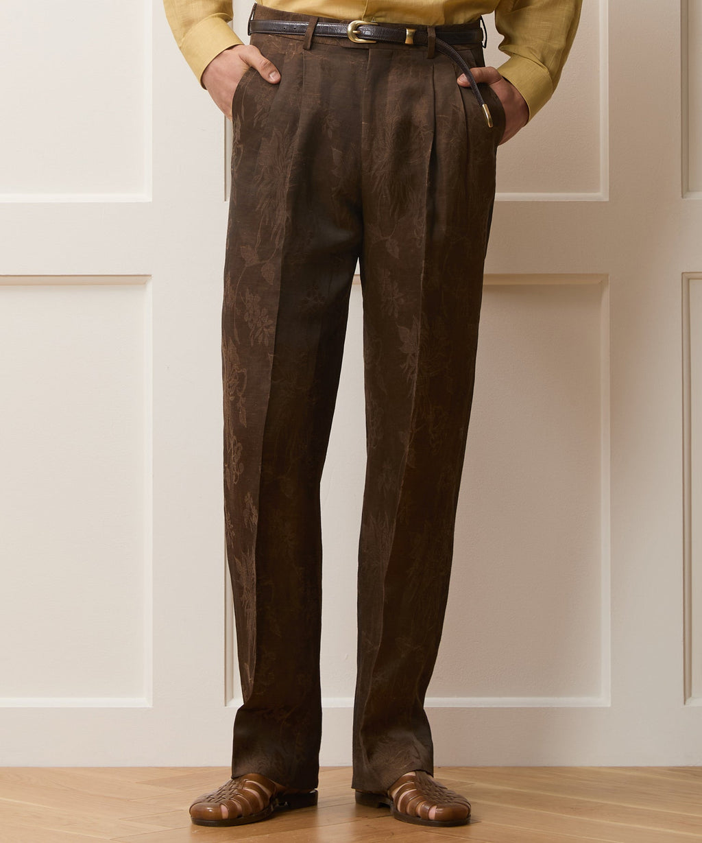 Italian Linen-Cupro Wythe Trouser