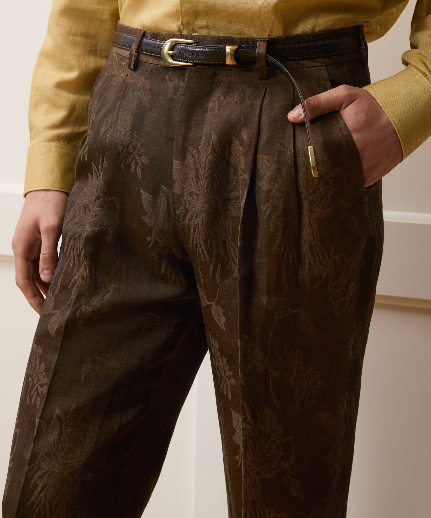 Italian Linen-Cupro Wythe Trouser
