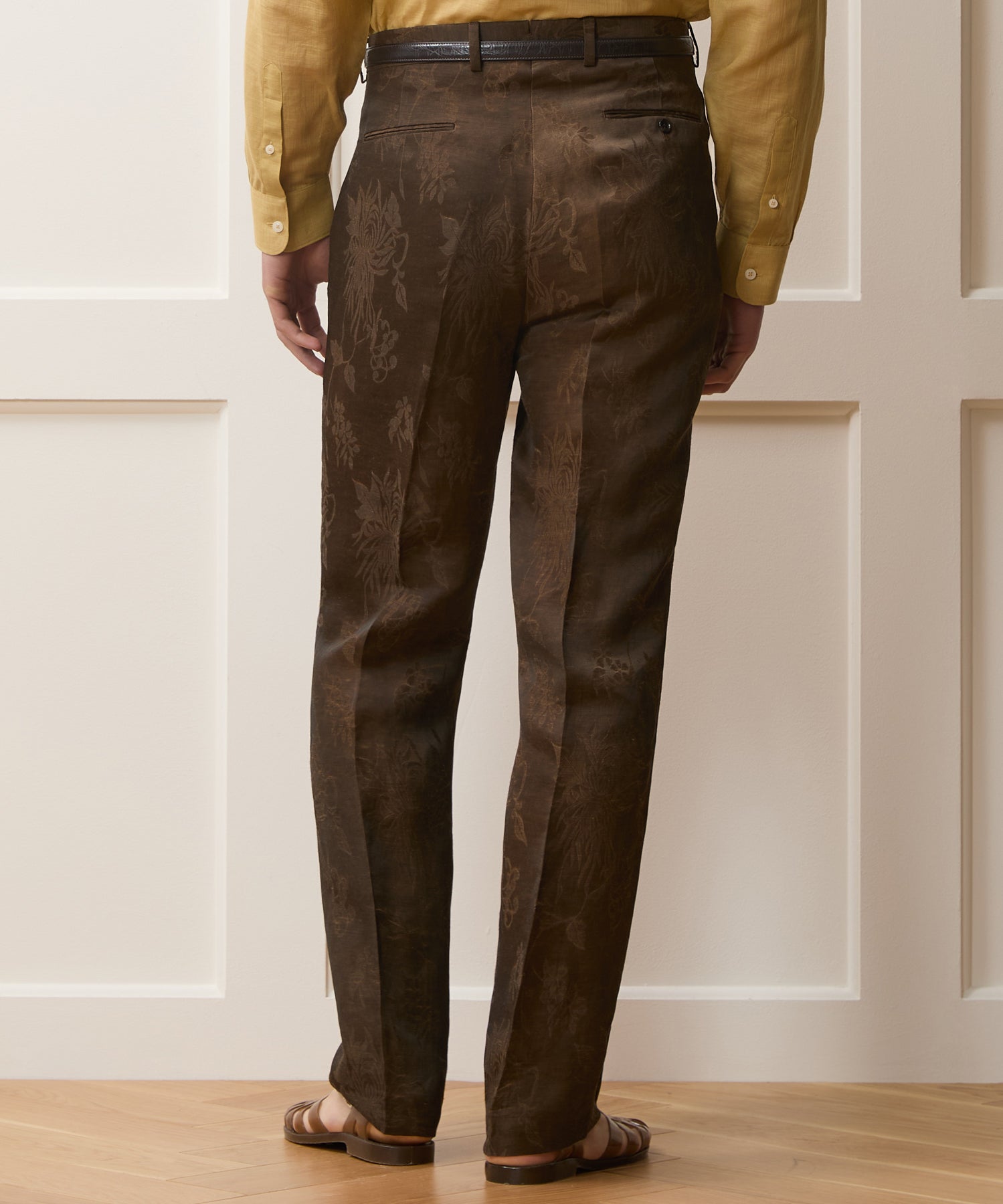Italian Linen-Cupro Wythe Trouser