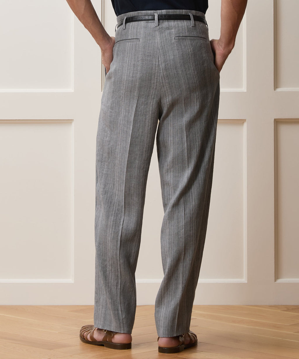 Italian Linen Multi-Stripe Wythe Suit