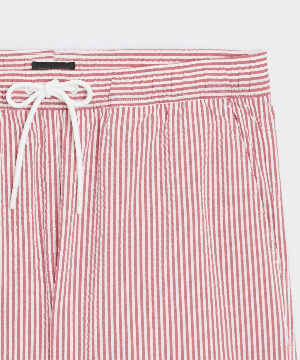 5" Seersucker Montauk Swim Trunk