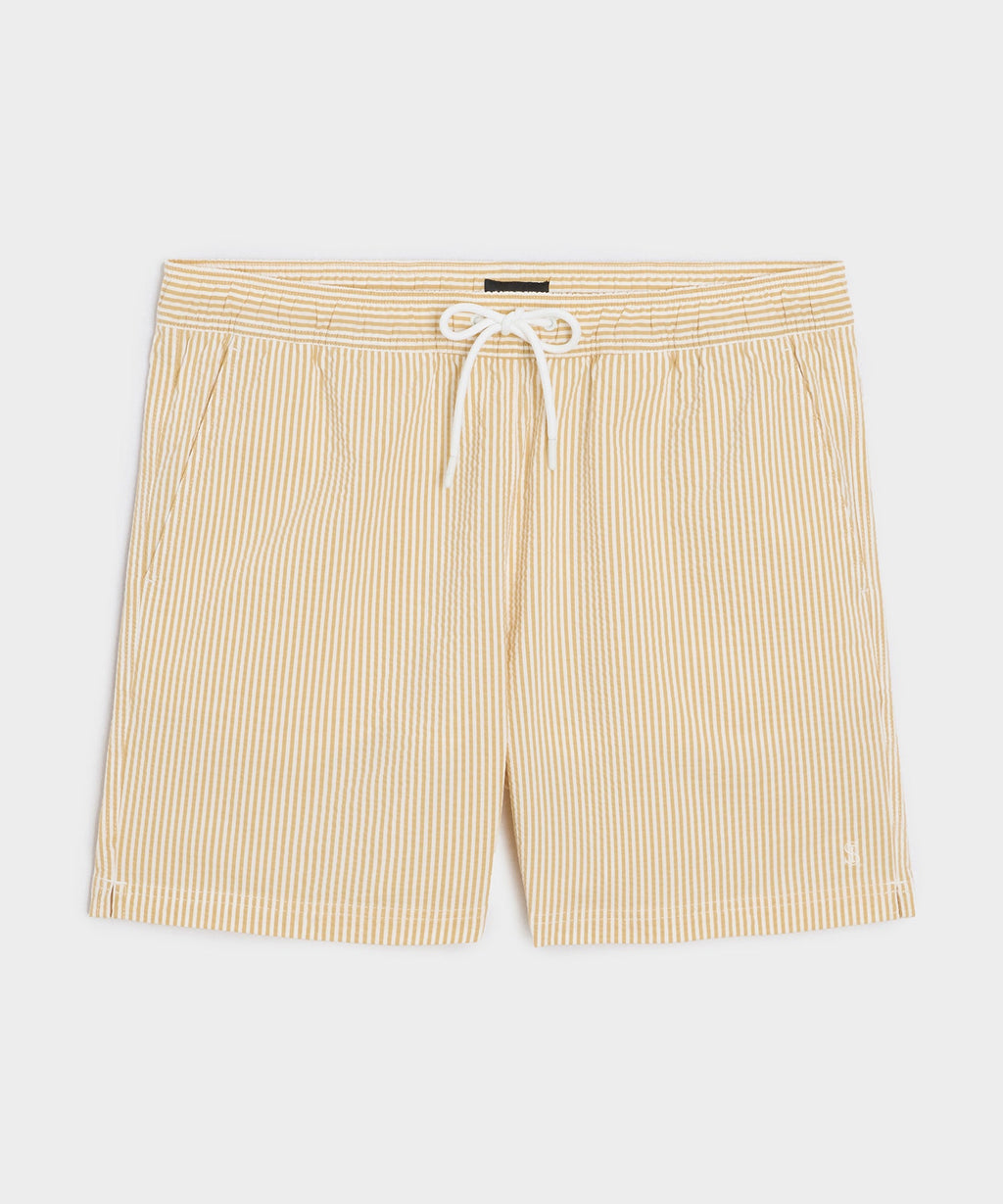 5" Seersucker Montauk Swim Trunk