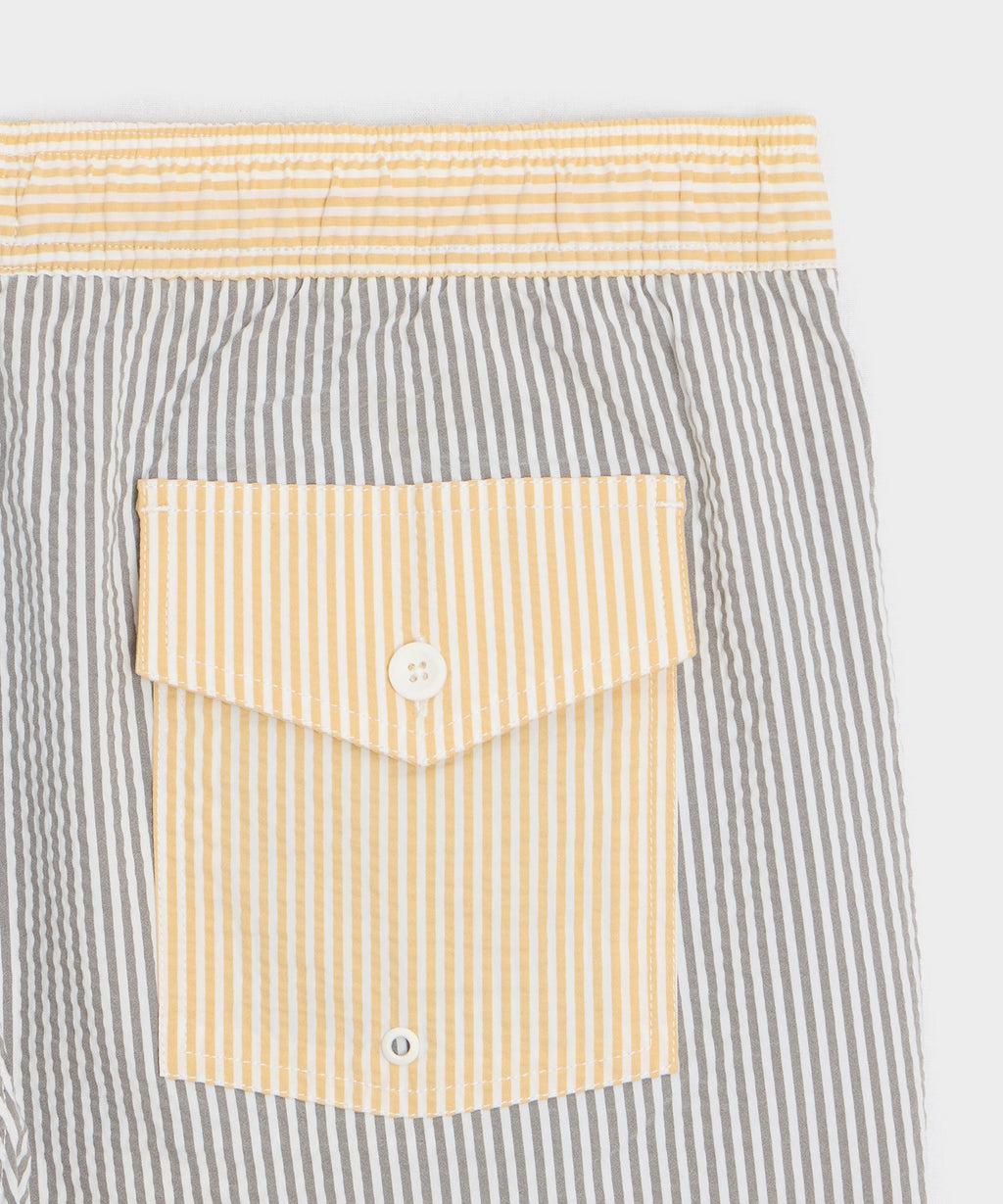 5" Seersucker Montauk Swim Trunk