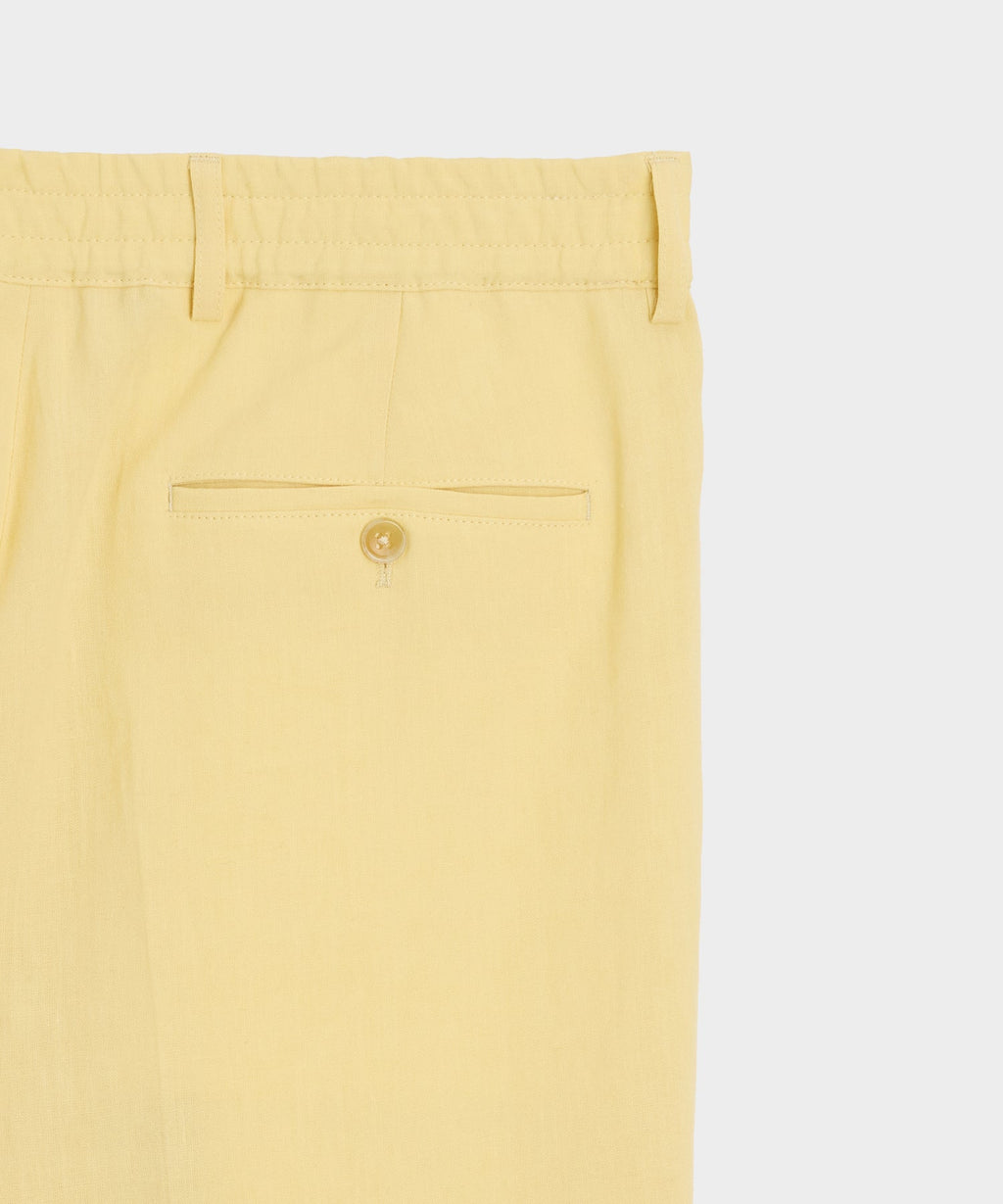 Italian Sueded Linen Gaucho Pant