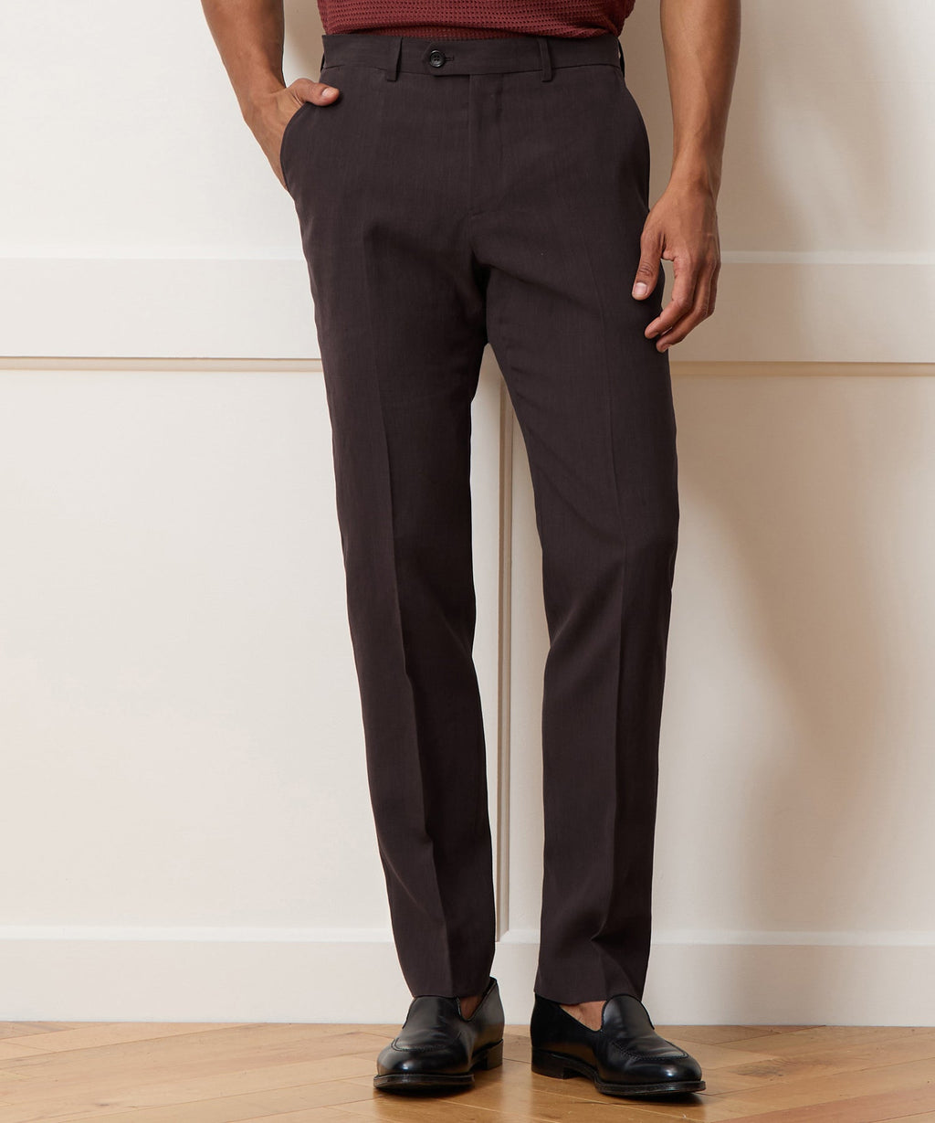 Italian Sueded Linen Sutton Trouser