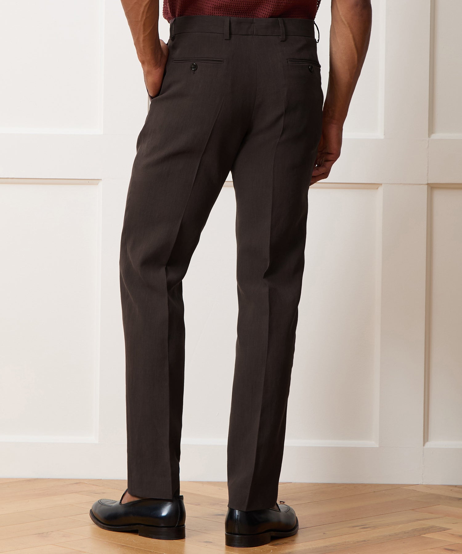 Italian Sueded Linen Sutton Trouser