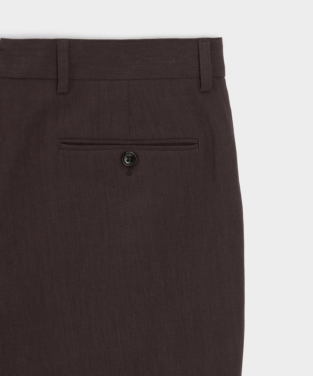 Italian Sueded Linen Sutton Trouser