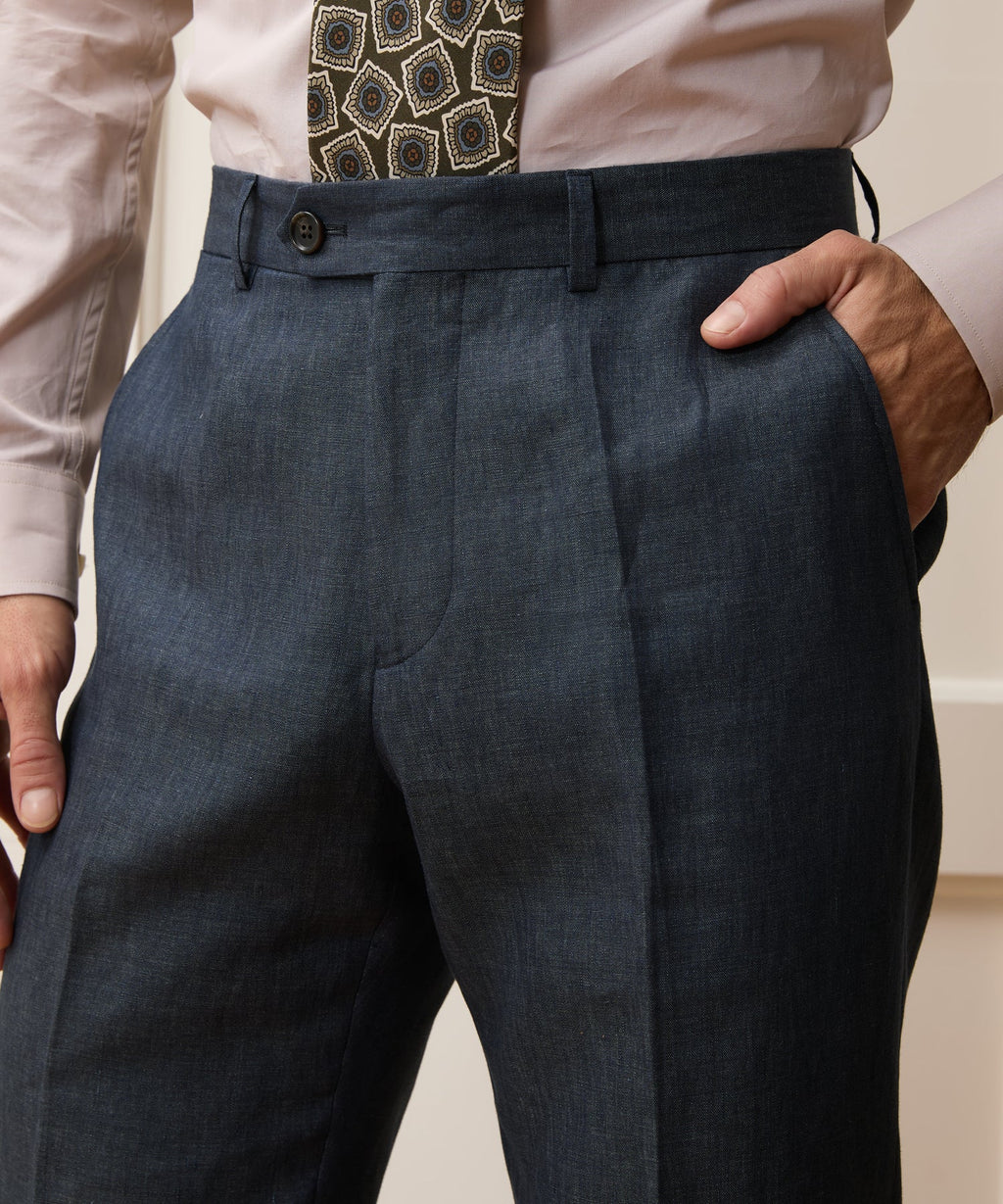 Italian Linen Sutton Trouser