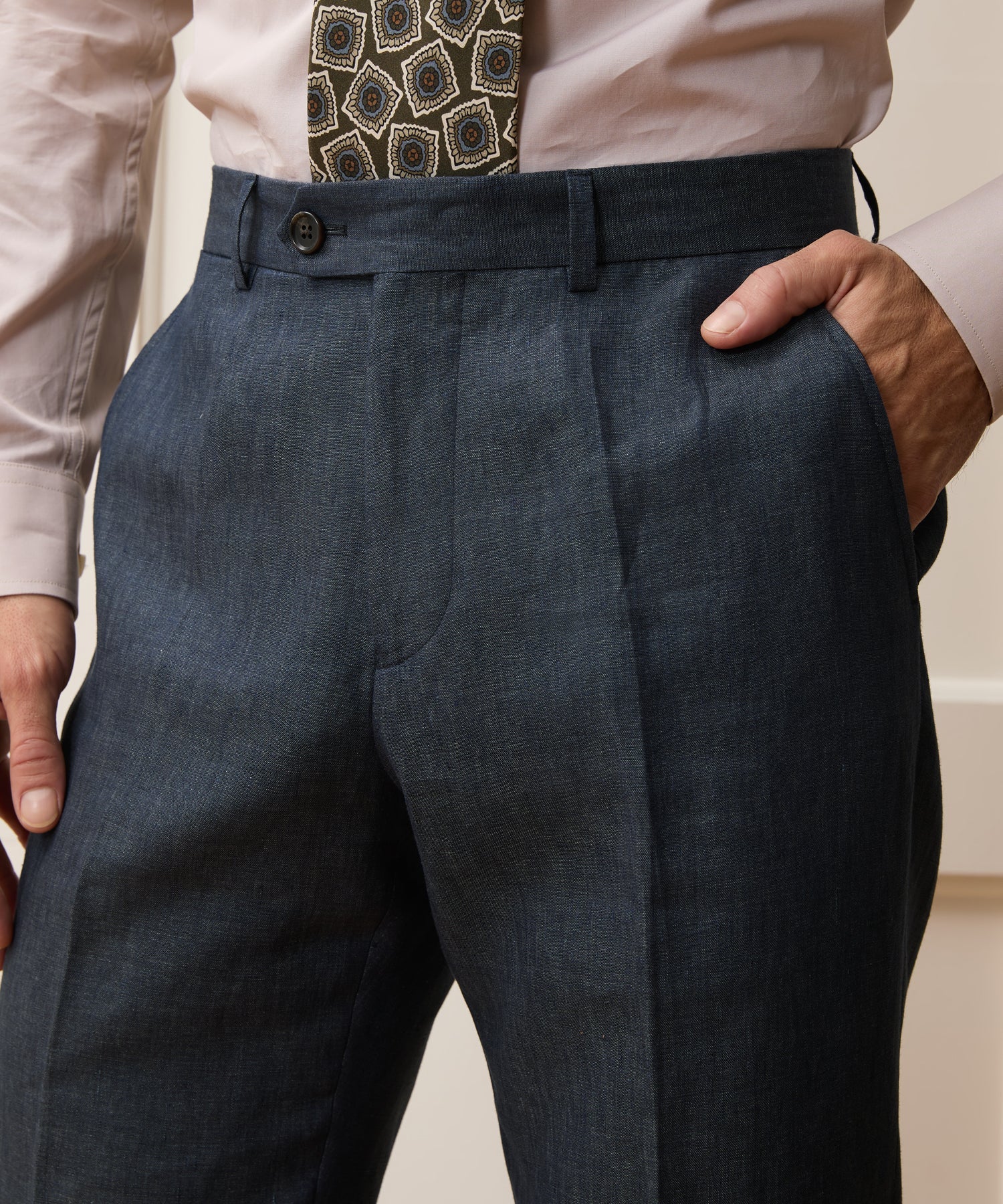 Italian Linen Sutton Trouser