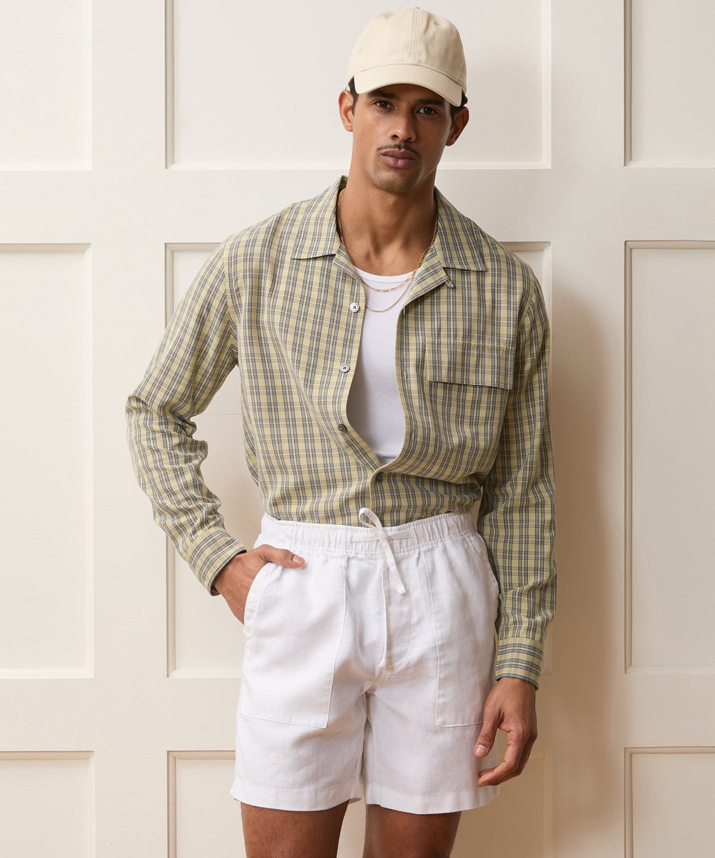 Sand-Washed Silk Studio Shirt