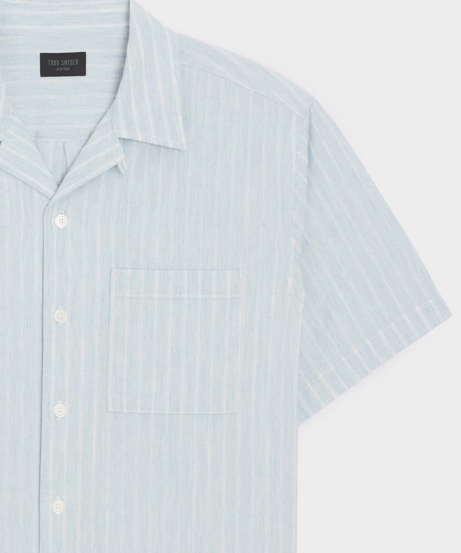 Jacquard Indigo Capri Shirt