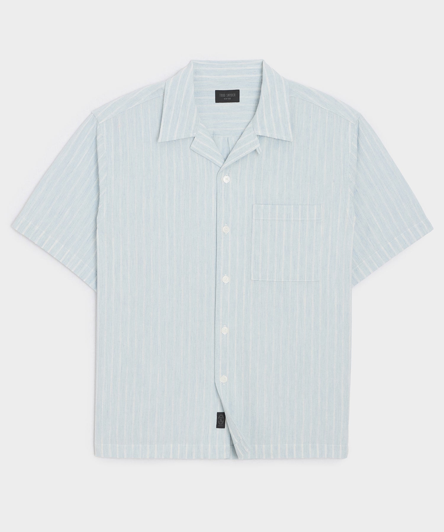 Jacquard Indigo Capri Shirt