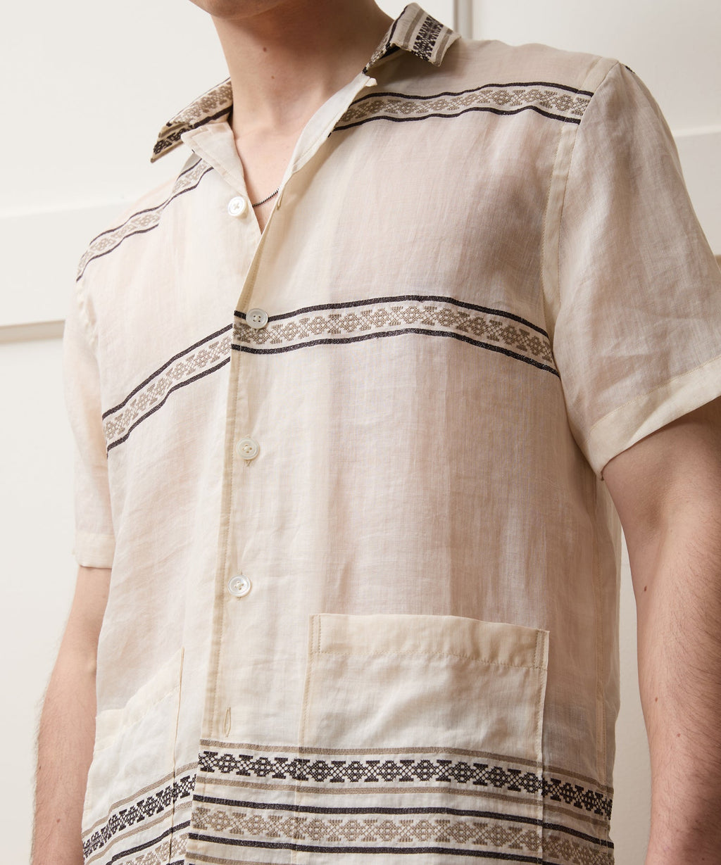 Embroidered Guayabera Shirt