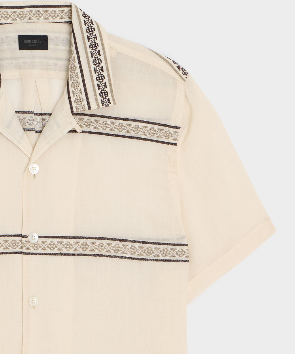 Embroidered Guayabera Shirt