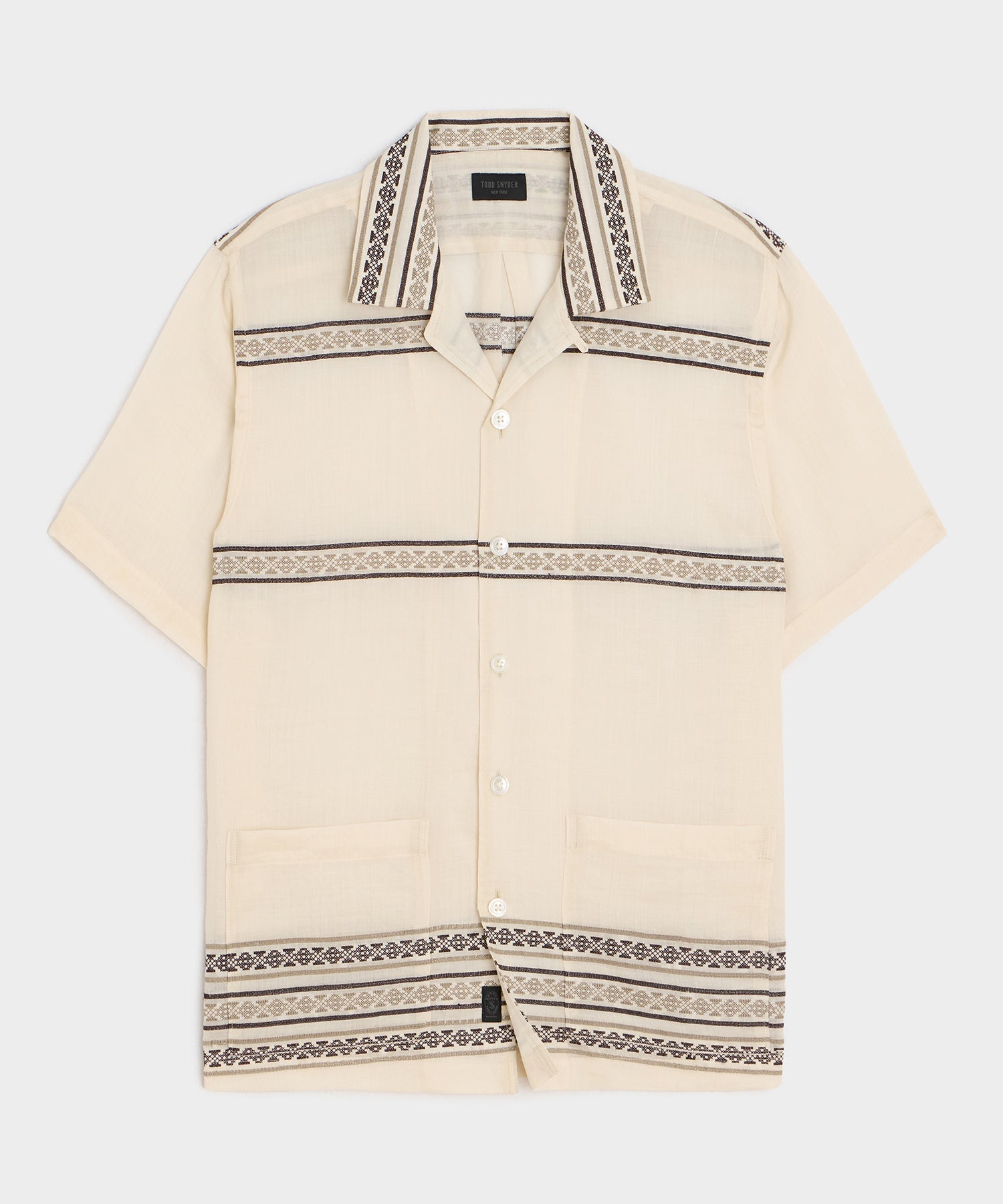 Embroidered Guayabera Shirt