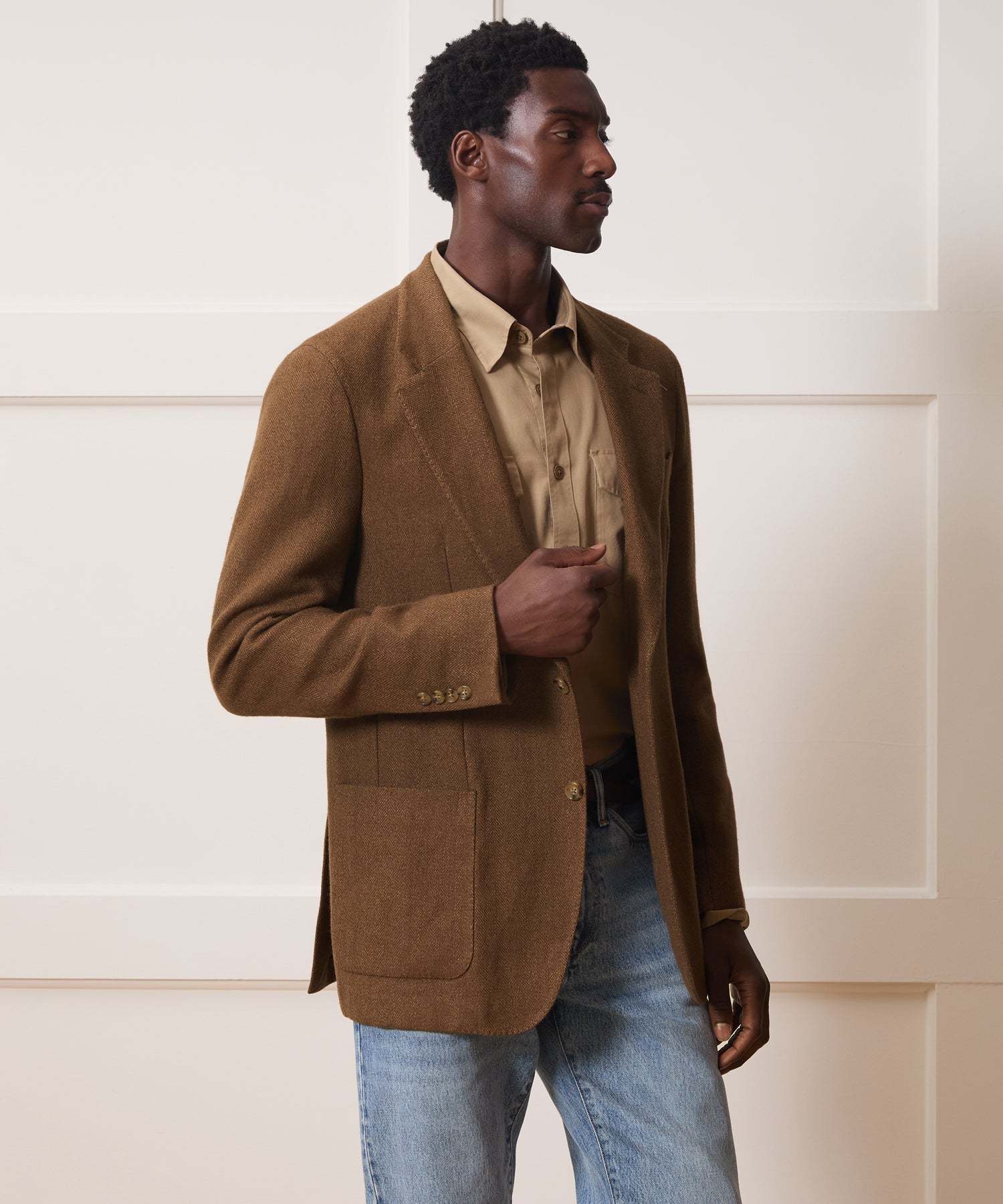 Italian Herringbone Sport Coat